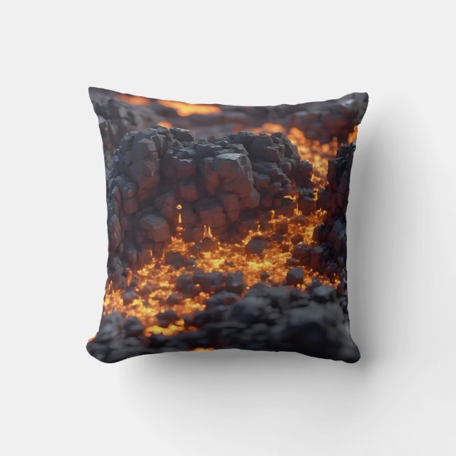 Cojín Decorativo Tierras de Lava (Anverso)