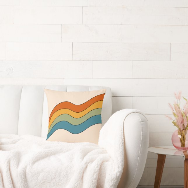 Cojín Decorativo Tierras retro de los años 70 (Sofá)