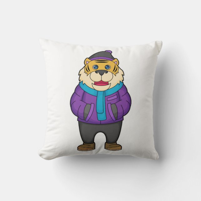 Cojín Decorativo Tiger Scarf Beanie (Anverso)
