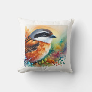 Cojín Decorativo Tiger Shrike 260824AREF131 - Watercolor