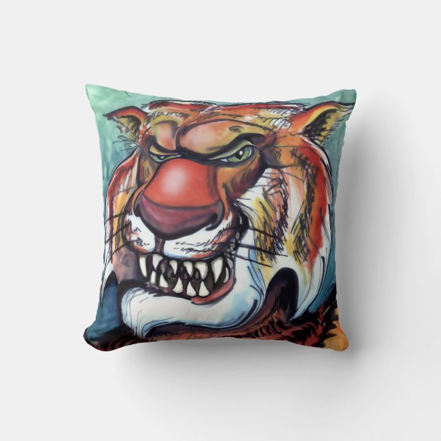 Cojín Decorativo Tigre (Anverso)