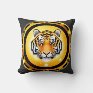 Cojín Decorativo Tigre abstracto audaz