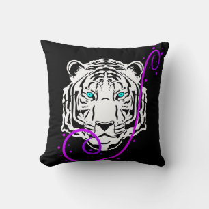 Cojín Decorativo Tigre blanco