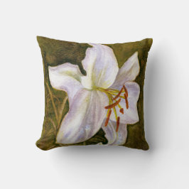 Cojín Decorativo Tigre blanco Lily Blossom