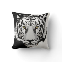 Tigre blanco negro