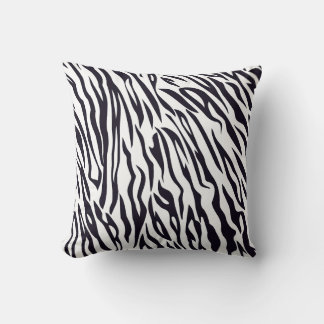 Cojín Decorativo Tigre blanco negro