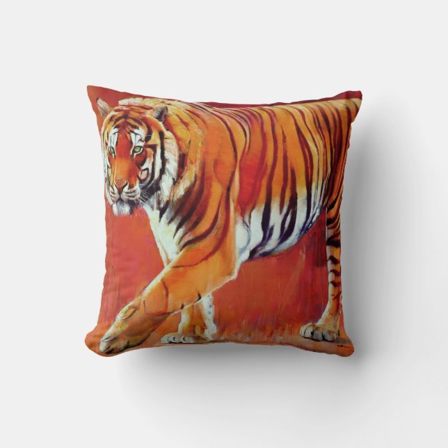 Cojín Decorativo Tigre de Bengala (Anverso)