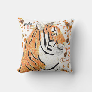 Cojín Decorativo Tigre de otoño