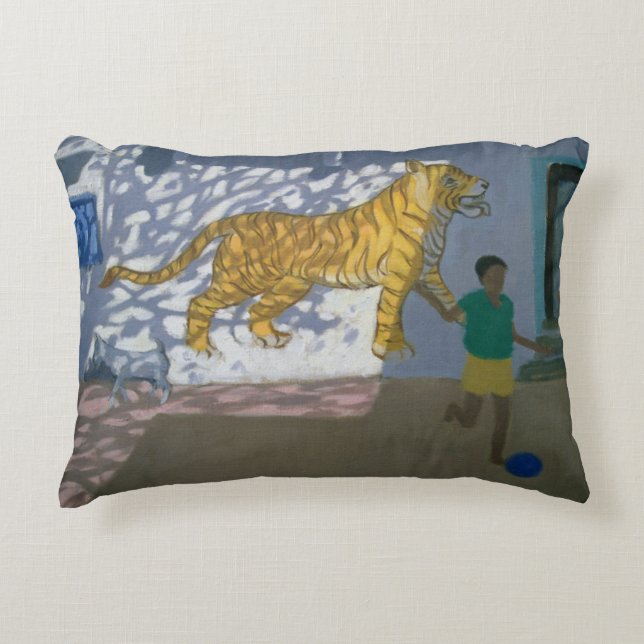 Cojín Decorativo Tigre India (Anverso)
