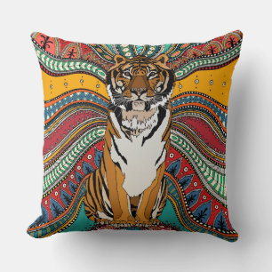 Cojín Decorativo Tigre indio