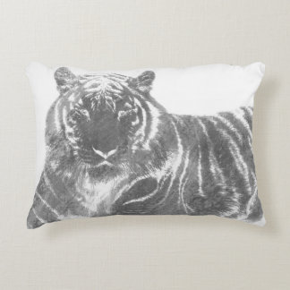 Cojín Decorativo Tigre negro y blanco