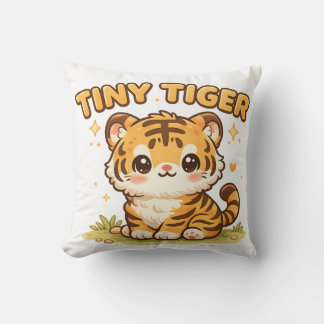 Cojín Decorativo Tigre Pequeño Kawaii Bebé Tigre Lindo Animal de Di