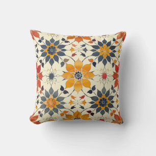 Cojín Decorativo Tile floral otoñal