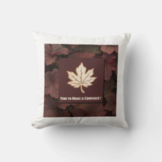Cojín Decorativo Time to Make a Comeback – Autumn Leaf Pillow