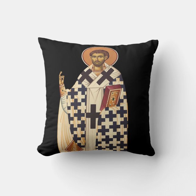 Cojín Decorativo Timothy, el primer obispo cristiano de (Anverso)