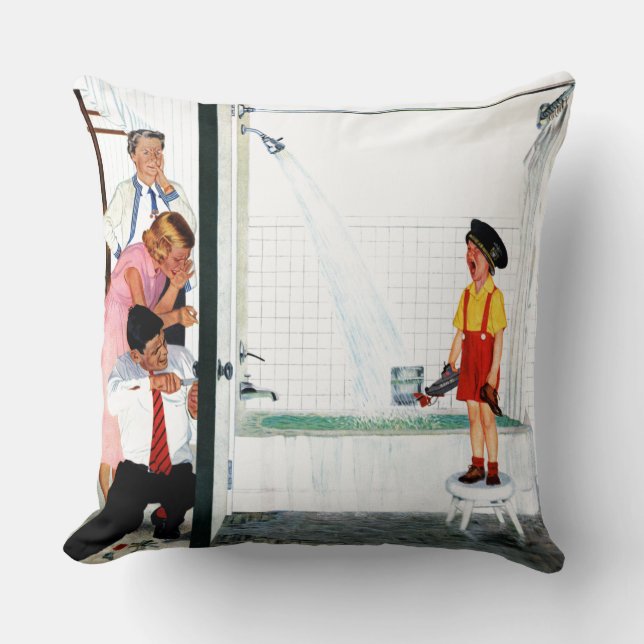 Cojín Decorativo Tina que desborda (Anverso)