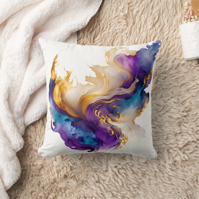 Cojín Decorativo Tinta abstracta (Manta)