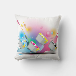 Cojín Decorativo Tinta de cartuchos