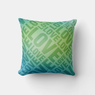 Cojín Decorativo Tipo de amor {verde}