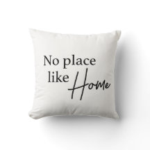 Tipografía Blanco y negro No hay lugar como el hog