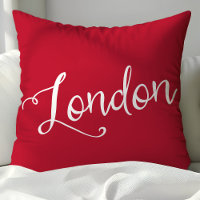 Tipografía Chic Rojo y Blanco Londres Inglaterra