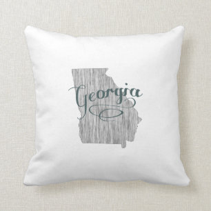 Cojín Decorativo Tipografía con forma de Georgia caligrafía vintage