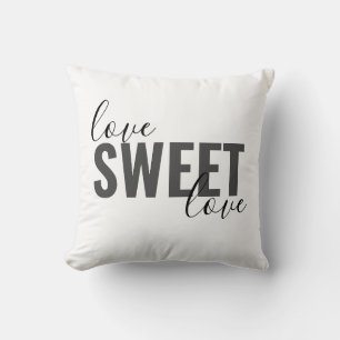 Cojín Decorativo Tipografía de AMOR DULCE DE bonito