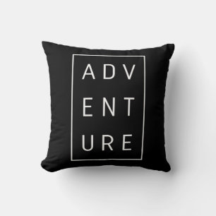 Cojín Decorativo Tipografía de aventura