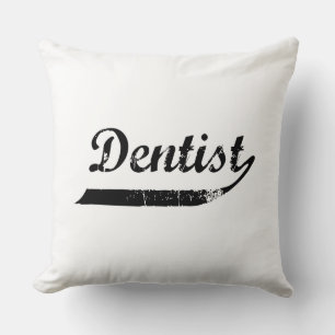 Cojín Decorativo Tipografía de dentista