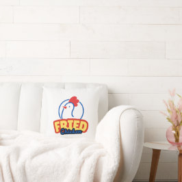 Cojín Decorativo Tipografía de pollo
