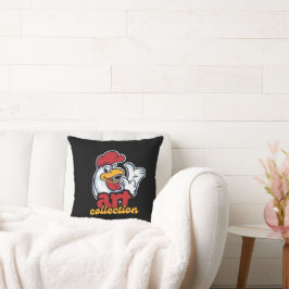 Cojín Decorativo Tipografía de pollo