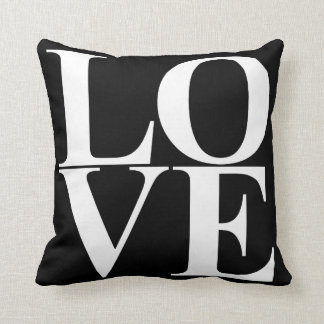 Cojín Decorativo Tipografía del amor del arte pop
