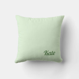 Cojín Decorativo Tipografía elegante moderna personalizada nombre