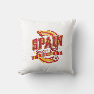 Cojín Decorativo Tipografía Negrita de Fútbol de España 2026 País F
