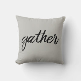 Cojín Decorativo Tipografía simple: una granja moderna |Cojín decor