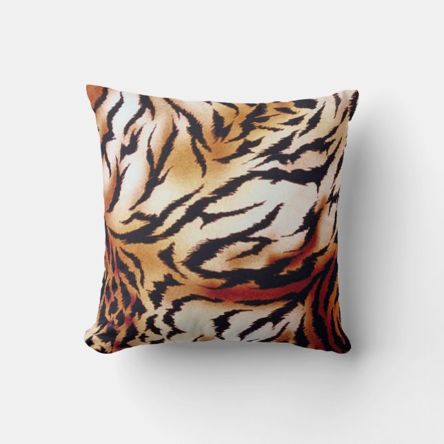 COJÍN DECORATIVO TIPOS DE TIGRE (Anverso)