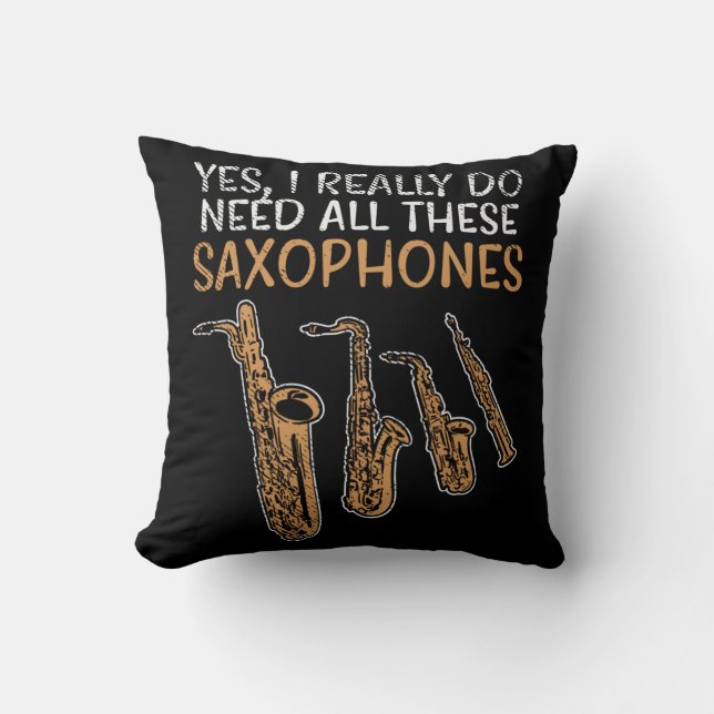 Cojín Decorativo Tipos saxofónicos (Anverso)