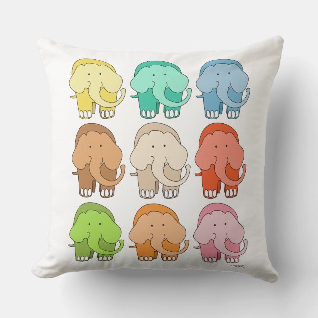 Cojín Decorativo Tippy Toes Elephant (Anverso)