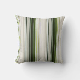 Cojín Decorativo Tira blanca y verde