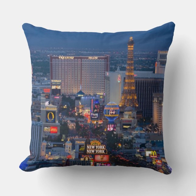 Cojín Decorativo Tira de Las Vegas (Anverso)