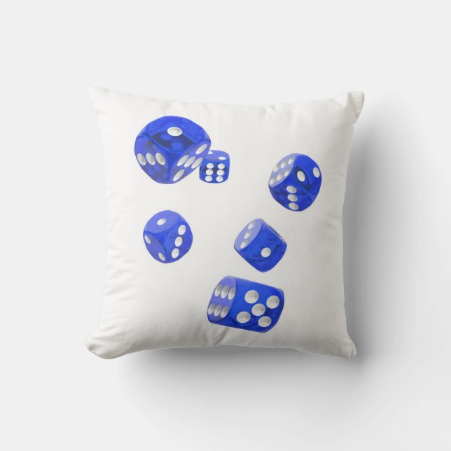 Cojín Decorativo tirar dados (Anverso)