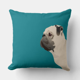 Cojín Decorativo Tirar raza básica - personalizar con texto y color