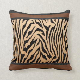 Cojín Decorativo Tiras de tigre a medida