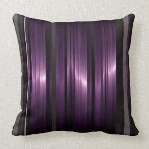 Cojín Decorativo Tiras moradas