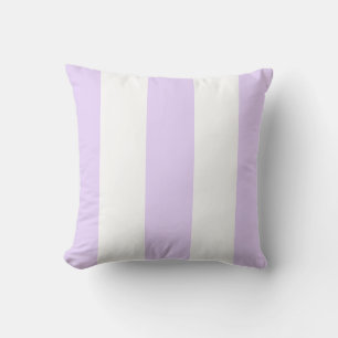 Cojín Decorativo Tiras verticales clásicas de color púrpura