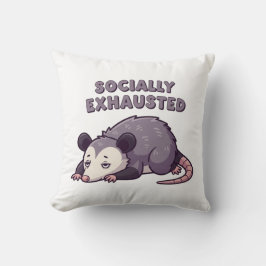 Cojín Decorativo Tired Retro Possum Square Comfort Pillow