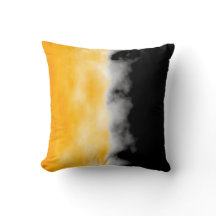 Tiro negro blanco amarillo de la mirada de la