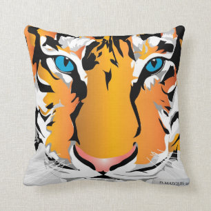 COJÍN DECORATIVO TIRO PILLOW-TIGER-ORANGE