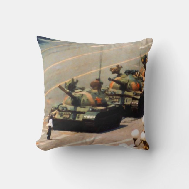Cojín Decorativo Tiros del rebelde el desconocido (Anverso)