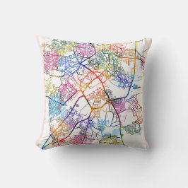 Cojín Decorativo Tiruchirappalli Tamil Nadu City Map